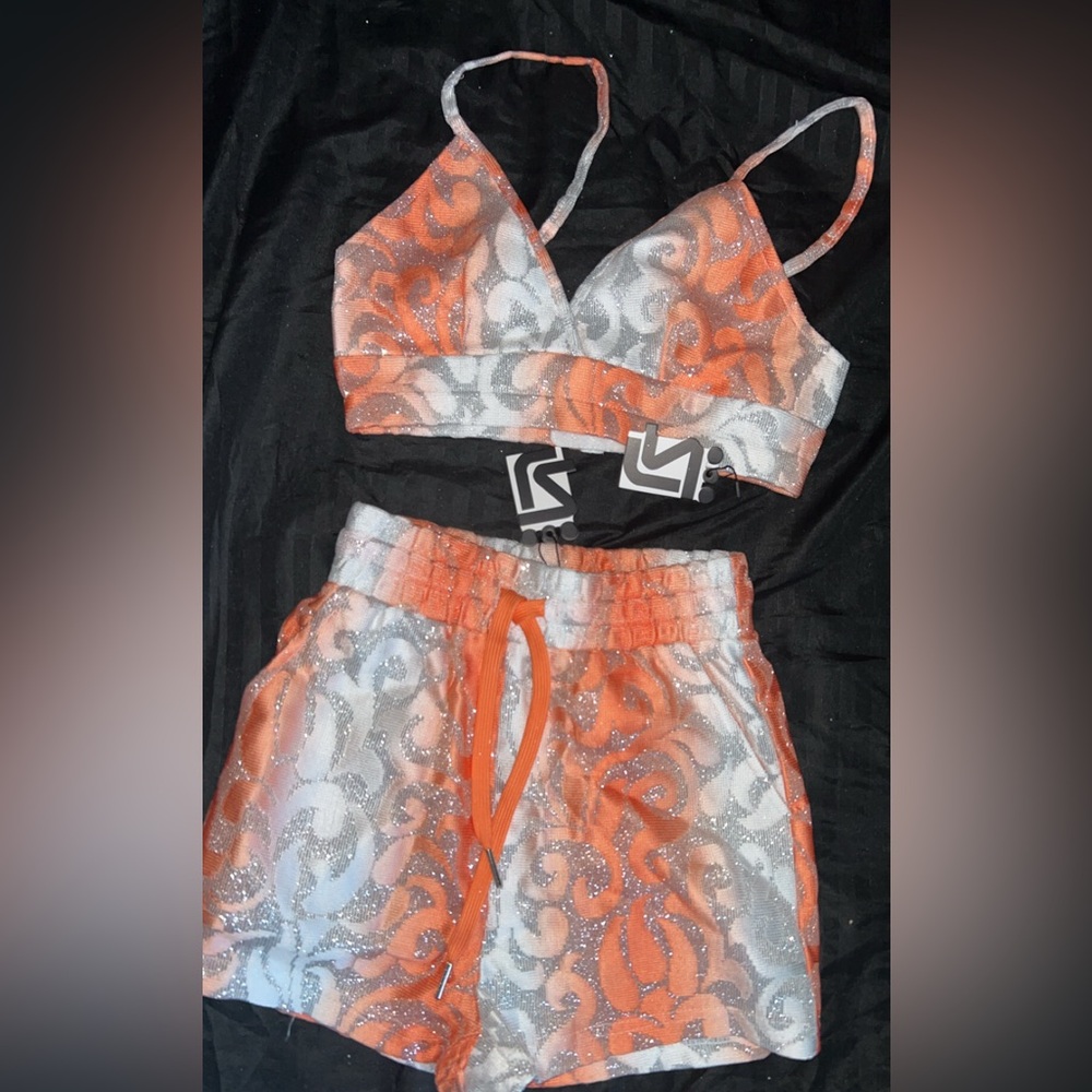 Shane Justin two piece short set size XS